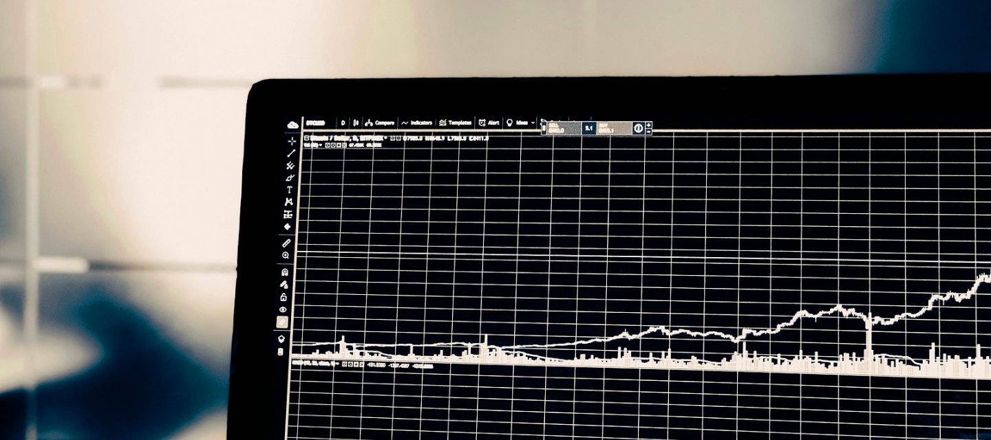 Detail of data on a monitor